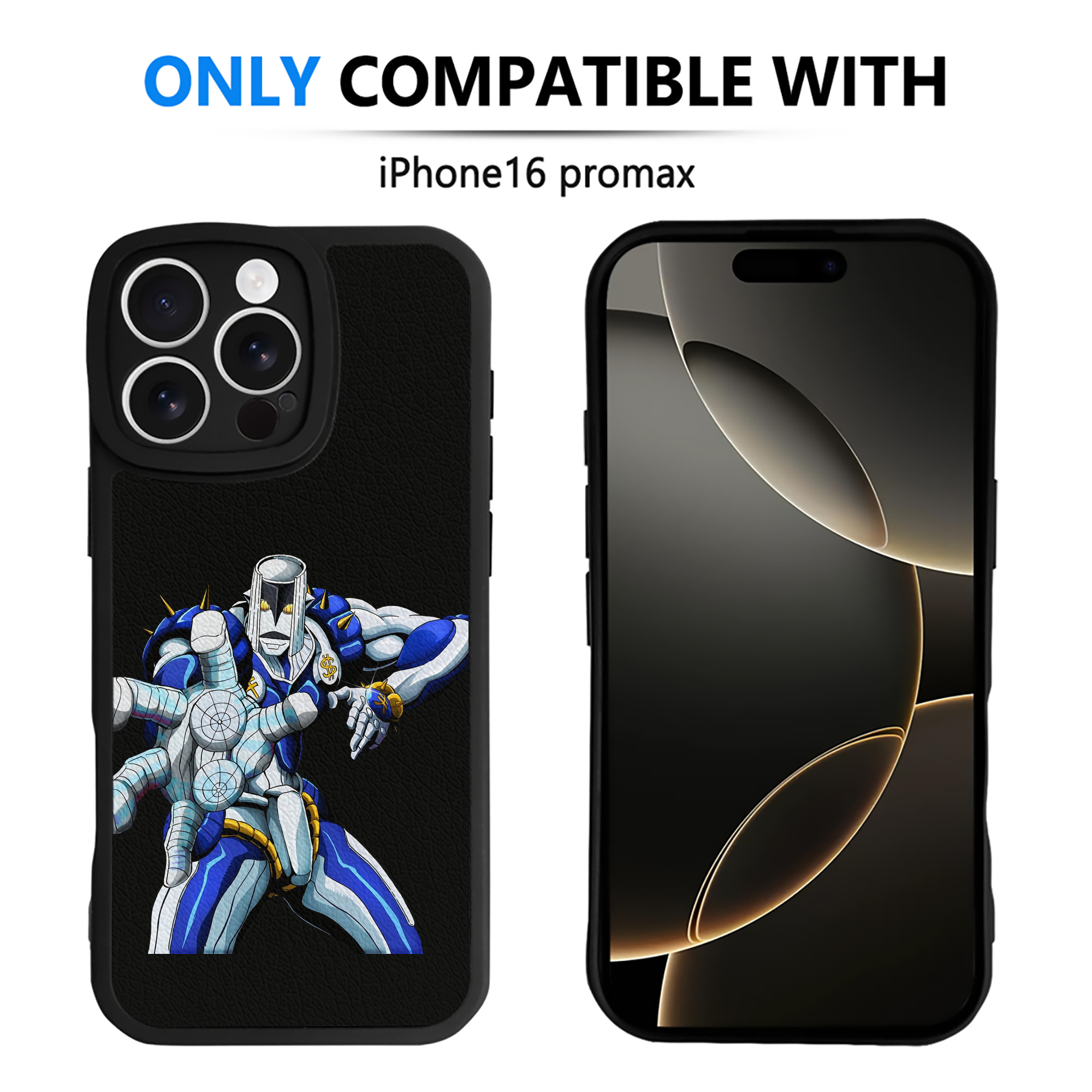 （画像用） ジョジョの奇妙な冒険 虹村億泰 にじむら おくやす JoJo's Bizarre Adventure Nijimura Okuyasu 【iPhone 16シリーズ対応】シリコンスマホケース（レザー調） 材質：シリコン
